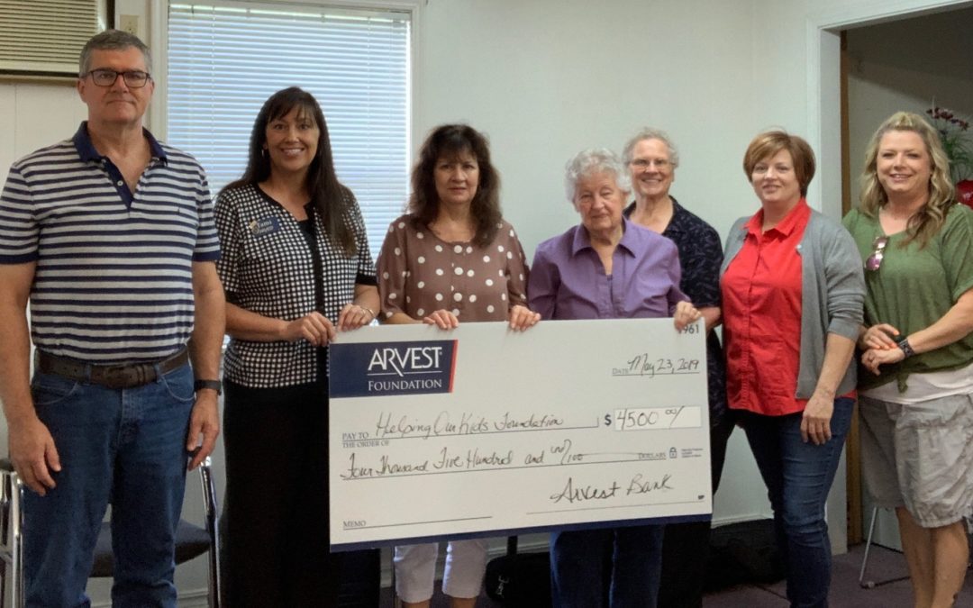 Helping Our Kids Foundation Receives Arvest Foundation Grant