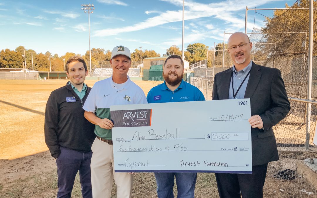 Alma High School Receives Arvest Foundation Grant