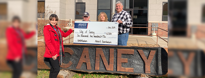 City of Caney Benefits from Arvest Foundation Gift