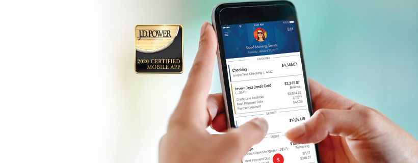 Arvest Go Mobile Banking App Earns Prestigious J.D. Power Certification