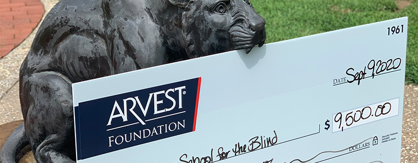 Arvest Foundation Awards $9,500 to Oklahoma School for the Blind