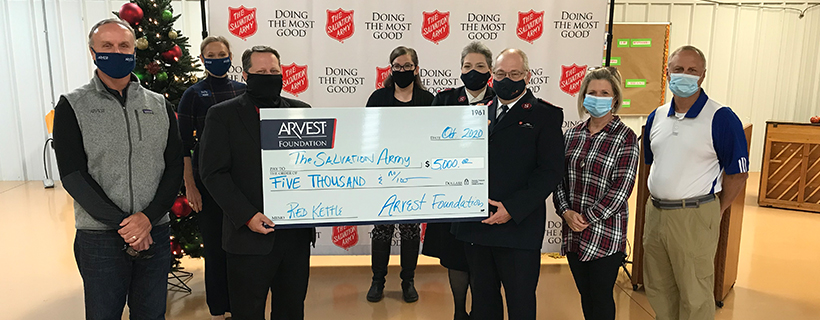 Arvest Foundation Awards The Salvation Army of Mountain Home $5,000 Grant