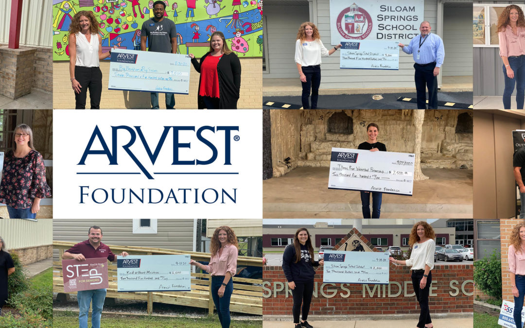 Arvest Foundation Provides $79,000 in Grants to Siloam Springs Organizations
