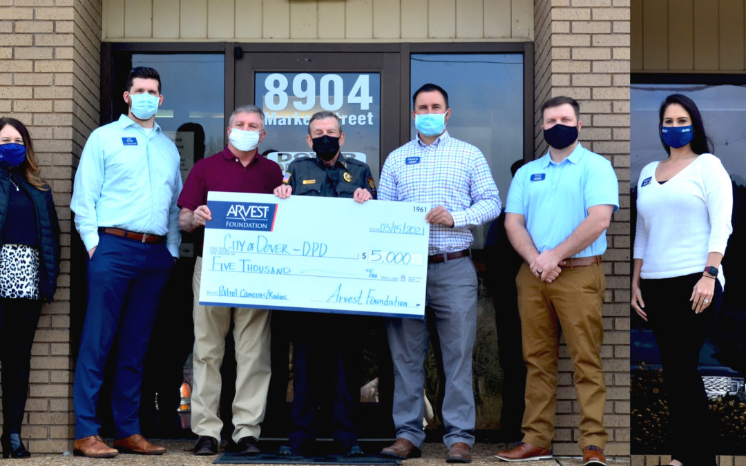 City of Dover Receives Arvest Foundation Grant