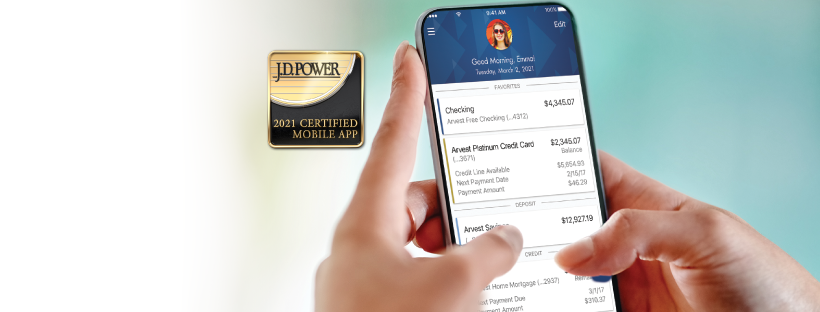 Arvest Go Mobile Banking App Earns J.D. Power Certification for Second Year in a Row