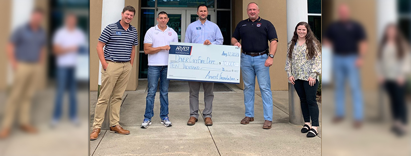 Dover City Fire Department Receives Arvest Foundation Grant