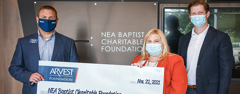 Arvest Foundation Awards $5,000 Grant to NEA Baptist Charitable Foundation