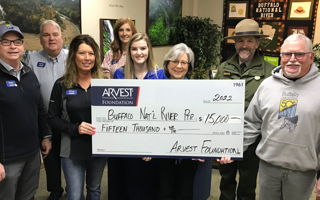 Buffalo River Group Receives $15,000 Arvest Foundation Grant