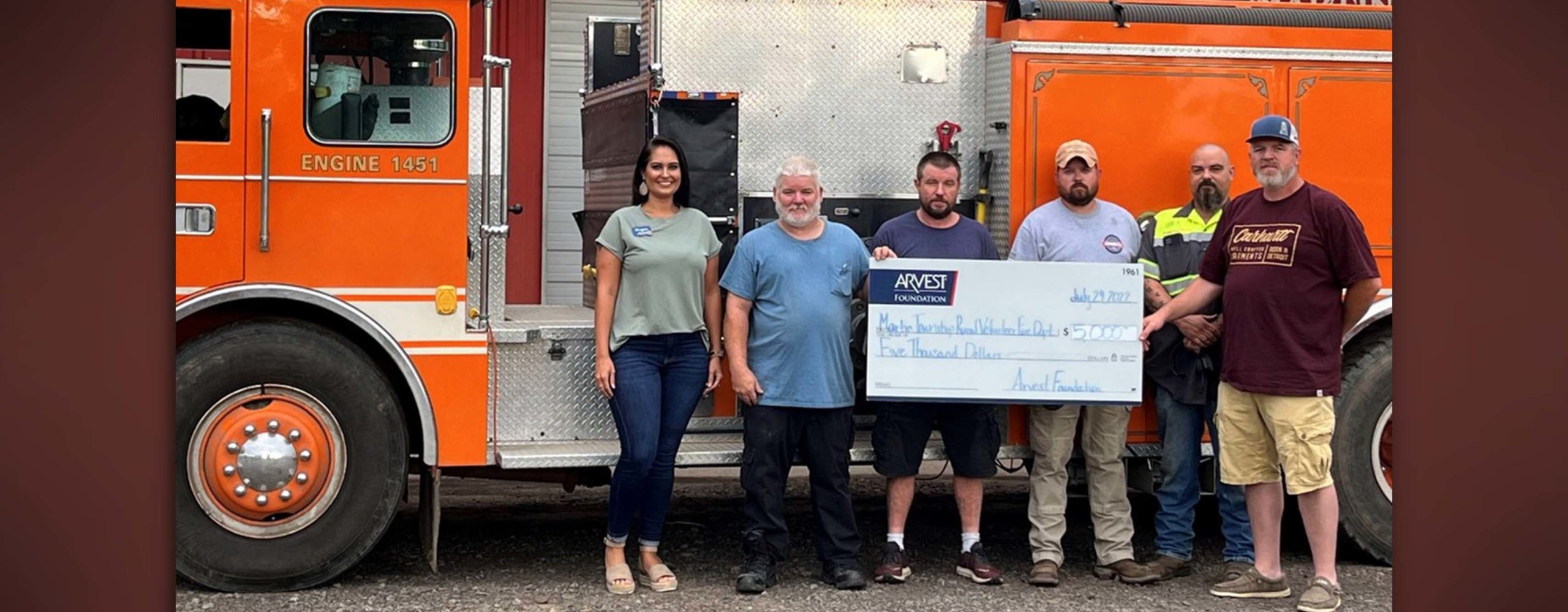 fire-department-in-pope-county-receives-5-000-from-arvest-foundation