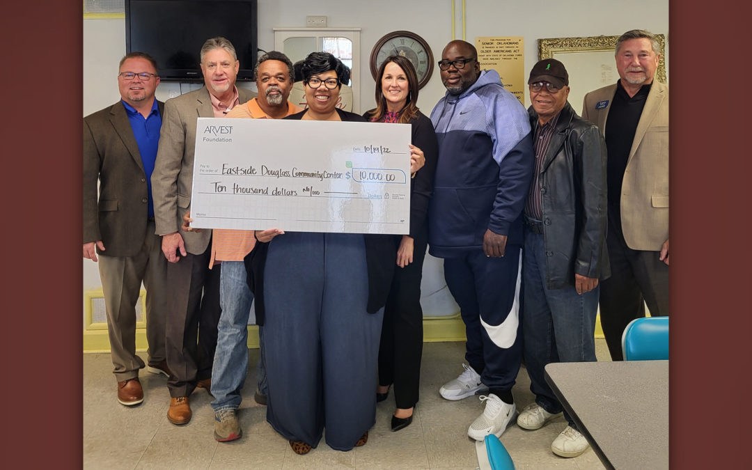 Arvest Foundation Supports Douglass East Side Community Center with $10,000 Grant