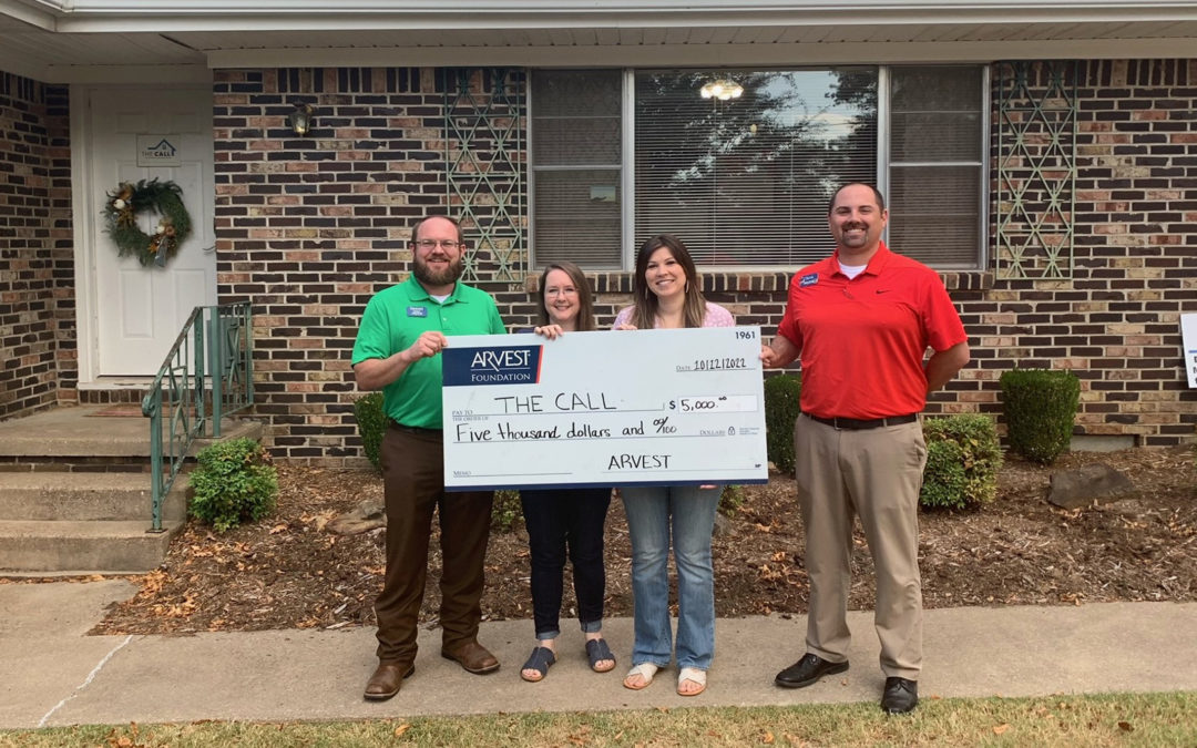 Arvest Foundation Issues $5,000 Grant to The CALL
