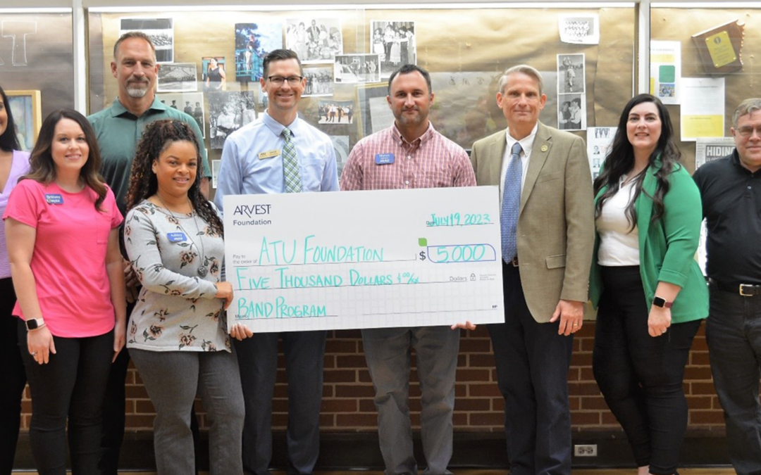 Arvest Foundation Grants $5,000 to Support ATU Band